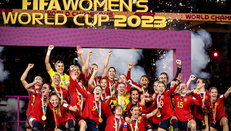 <b>西班牙女足赢得2023年国际足联女足世界杯冠军 HUBLO</b>